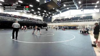 197 lbs Quarterfinal - Nelson Ramirez, Cerritos College vs Chance Evans, Cuesta College