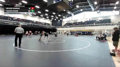 197 lbs Quarterfinal - Nelson Ramirez, Cerritos College vs Chance Evans, Cuesta College