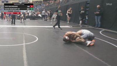 157 lbs Champ. Round 2 - David Burchett Jr, Doane University vs Tito Solorzano, Cowley College