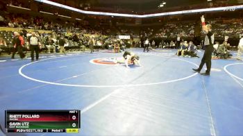 126 Class 1 lbs Cons. Semi - Rhett Pollard, Macon vs Gavin Utz, East Buchanan