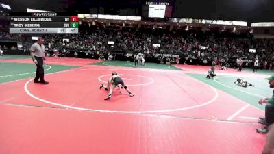 70 lbs Cons. Round 1 - Troy Meiring, DWC3 vs Wesson Lillibridge, TVY2