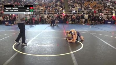 115 lbs Champ. Round 1 - Kellan Foster, Mvkwa Eaton Eagles Wrestling C vs Blaise Parrill, Worthington Kilbourne Wolves