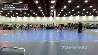 132 lbs Champ. Round 1 - Collin Denny, AL vs Tahir Charles, GA