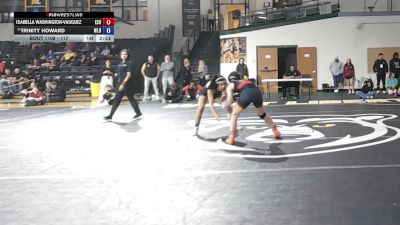 117 lbs Cons. Round 2 - Isabella Washington-vasquez, East Stroudsburg University vs Trinity Howard, West Liberty