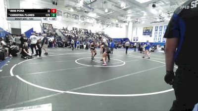 120 lbs Quarterfinal - Irini Poka, San Clemente vs Christina Flores, Villa Park