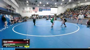 130 lbs Cons. Semi - Ryley Knight, Wright vs Jordan Nielsen, Lander Valley