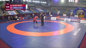 68 kg Semifinal - Yessica Coraima Oviedo Perez, Dominican Republic vs Ambar Michell Garnica Flores, Mexico