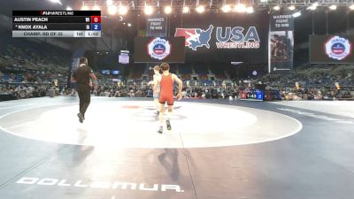 106 lbs Champ. Rd Of 32 - Austin Peach, Wisconsin vs Knox Ayala, Iowa
