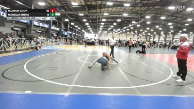142 lbs Round Of 64 - Jackson Cook, WV vs Nicholas Uhrig, RI