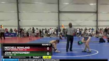 100 lbs Round 2 - John Montgomery, PA Silver vs Mitchell Rowland, NCWAY National Team