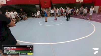 165 lbs Round 6 (8 Team) - Carsten Clark, Team Tacos vs Diego Barron, Rockwall Training Center