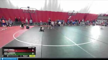 96-97 lbs Round 3 - Ian Lundeen, Thief River Falls vs Zach Sinell, Mille Lacs Raiders