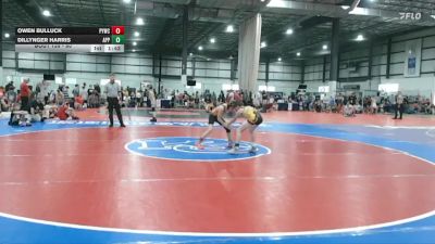 80 lbs Quarterfinal - Dillynger Harris, Appomattox vs Owen Bulluck, Powhatan Youth Wrestling Club