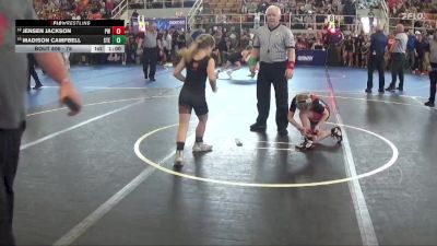 75 lbs Cons. Semi - Jensen Jackson, Pursuit Wrestling vs Madison Campbell, Stebbins
