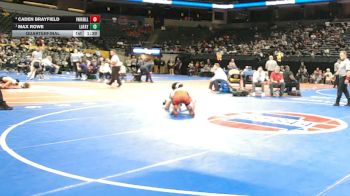 113 Class 4 lbs Quarterfinal - Max Rowe, Lafayette (Wildwood) vs Caden Brayfield, Park Hill