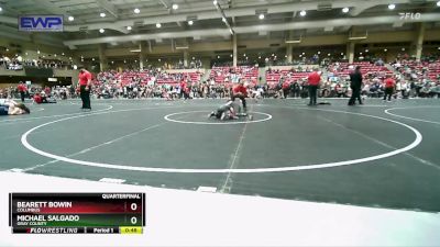 80 lbs Quarterfinal - Bearett Bowin, Columbus vs Michael Salgado, Gray County