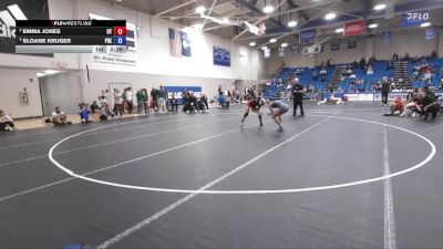110 lbs Cons. Semi - Sloane Kruger, Presbyterian vs Emma Jones, Indiana Tech