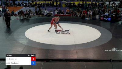 175 lbs Rnd Of 128 - Hugh Meyer, ND vs Owen Wasley, WI