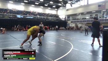 285 lbs Cons. Round 3 - Kaiden White, Cuesta College vs Cameron Madoshi, Chabot College