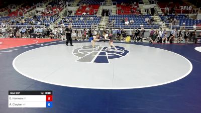 132 lbs Rnd Of 128 - Glade Harman, UT vs Asher Clayton, MT