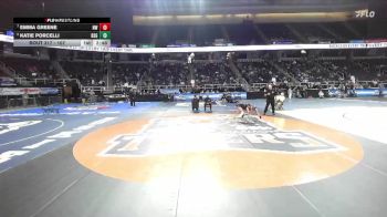 107 lbs Cons. Semi - Katie Porcelli, Bay Shore Girls-11 vs Emma Greene, Niagara Wheatfield-6