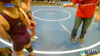 57-62 lbs Rr Rnd 3 - Delaney Pritchard, Bristow Youth Wrestling vs Adley Cunningham, Bartlesville Wrestling Club