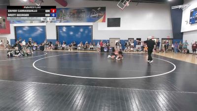 126 lbs Zavier Carrasquillo, Georgia vs Brett Georger, Ohio Grey