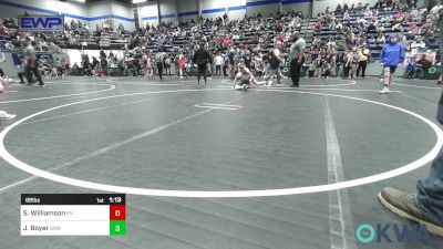 98 lbs Rr Rnd 2 - Sawyer Williamson, Pauls Valley Panther Pinners vs Jhett Boyer, Shelton Wrestling Academy