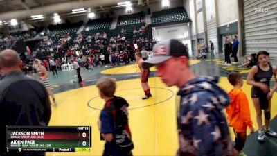 160 lbs Round 3 - Aiden Page, Broken Bow Wrestling Cub vs Jackson Smith, Cozad Wrestling Club