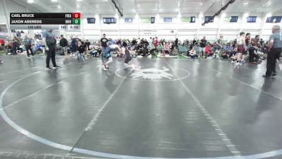 132 lbs Round Robin 2 - Cael Bruce, Freakztyle Fire N Ice - HS vs Jaxon Aberegg, Ohio Valley Forge - HS