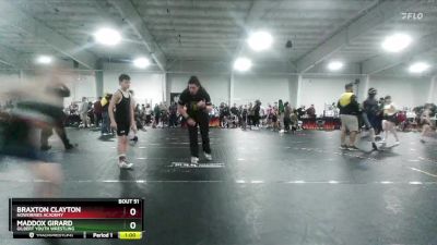 90/95 Round 3 - Braxton Clayton, NoWorries Academy vs Maddox Girard, Gilbert Youth Wrestling