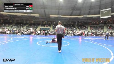 88 lbs Consi Of 16 #2 - Jack Blair, Hawks WC Lincoln, Ne vs CLINT KOHLMAN, Dundee