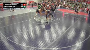 150 lbs Champ. Round 1 - Gunnar Kittelson, Battle Ground vs Mayson Thompson, Union