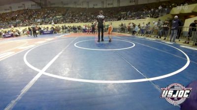 40 lbs Round Of 16 - Brady Wood, Oklahoma Wrestling Academy vs Rhiller Ellison, El Reno Wrestling Club