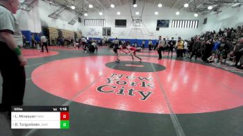 101 lbs Quarterfinal - Lorenzo Minasyan, Franklin D Roosevelt-PSAL vs Davron Turgunboev, James Madison-PSAL