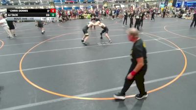 175 lbs Semifinal - Chris Dennis, Unattached vs Aj Tack, Unattached