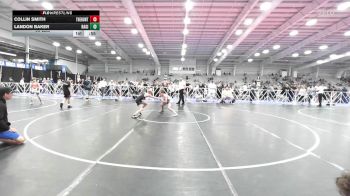 90 lbs Rr Rnd 1 - Collin Smith, The Hunt Wrestling Club Black vs Landon Baker, Ragin Raisins Concord ES