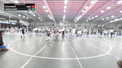 90 lbs Rr Rnd 1 - Collin Smith, The Hunt Wrestling Club Black vs Landon Baker, Ragin Raisins Concord ES