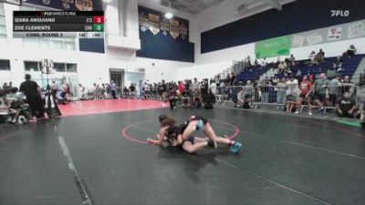 130 lbs Cons. Round 3 - Zoe Clements, Chino Hills WC vs Izara Anguiano, ETS