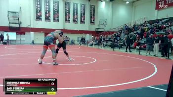 285 lbs 1st Place Match - Jorawar Dhinsa, Unattached vs Sam Pereira, Simon Fraser (B.C.)