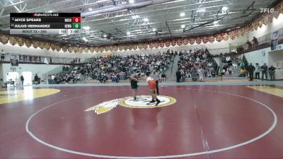 285 lbs Champ. Round 1 - Jayce Spears, Natrona County vs Julius Hernandez, Kelly Walsh