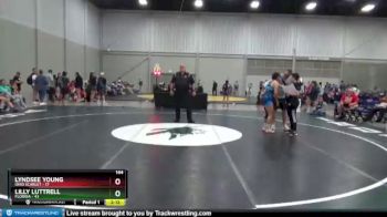 144 lbs 2nd Wrestleback (8 Team) - Lyndsee Young, Ohio Scarlet vs Lilly Luttrell, Florida