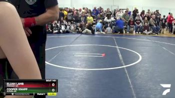 95 lbs Cons. Round 2 - Elijah Lamb, Pinckney WC vs Cooper Knapp, Alpena WC