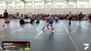 120 lbs Round 5 (8 Team) - Carter Beck, Glasgow WA vs Travis Bucklew, Ohio Gold