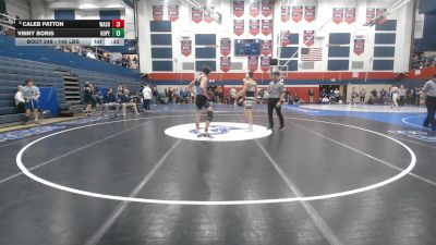 145 lbs Consy 2 - Caleb Patton, Washington vs Vinny Boris, Hopewell