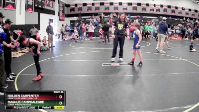 80 lbs 3rd Place Match - Holden Carpenter, Legacy Elite Wrestling Club vs Magnus Campoalegre, Cobra Wrestling Club