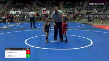 43 lbs Consolation - Donell Duncan, Readyrp vs Jaxsyn James, Norman Grappling