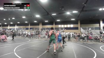 150 lbs Quarterfinal - Jayden Ramirez, Elite Force WC vs Jeremiah Williamson, Gold Rush Wr Ac