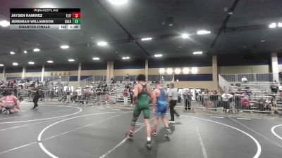 150 lbs Quarterfinal - Jayden Ramirez, Elite Force WC vs Jeremiah Williamson, Gold Rush Wr Ac
