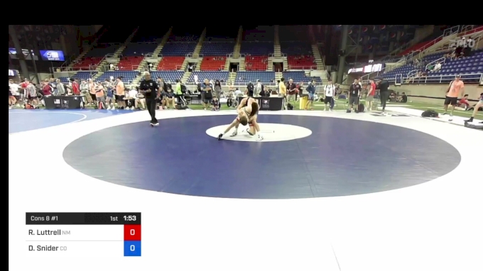 113 lbs Cons 8 #1 - Roman Luttrell, New Mexico vs Dustin John Snider ...